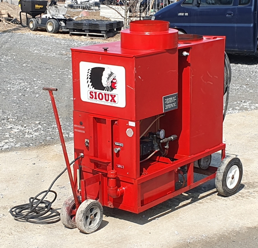 SIOUX 스팀세척기 중고｜스팀·온수·냉수 복합형 산업용 고압세척기